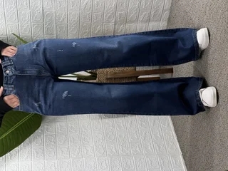 شلوار جین نیم بگ کد۵۱۰۶