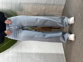 شلوار جین نیم بگ کد۴۸۹۸_۱۲۶۰۴