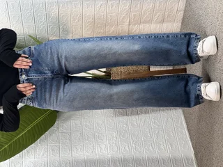 شلوار جین نیم بگ کد۴۹۹۴_۱۲۶۶۴